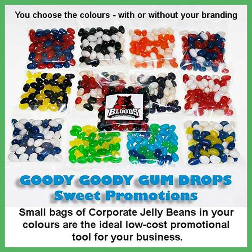 Low cost promotional lolly bags for your business | Goody Goody Gumdrops