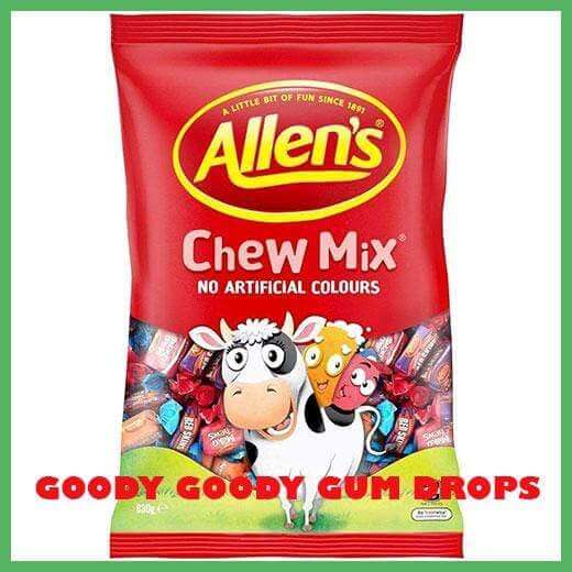 Allen&#39;s Chew Mix 830 Gm Goody Goody Gum Drops online lolly shop