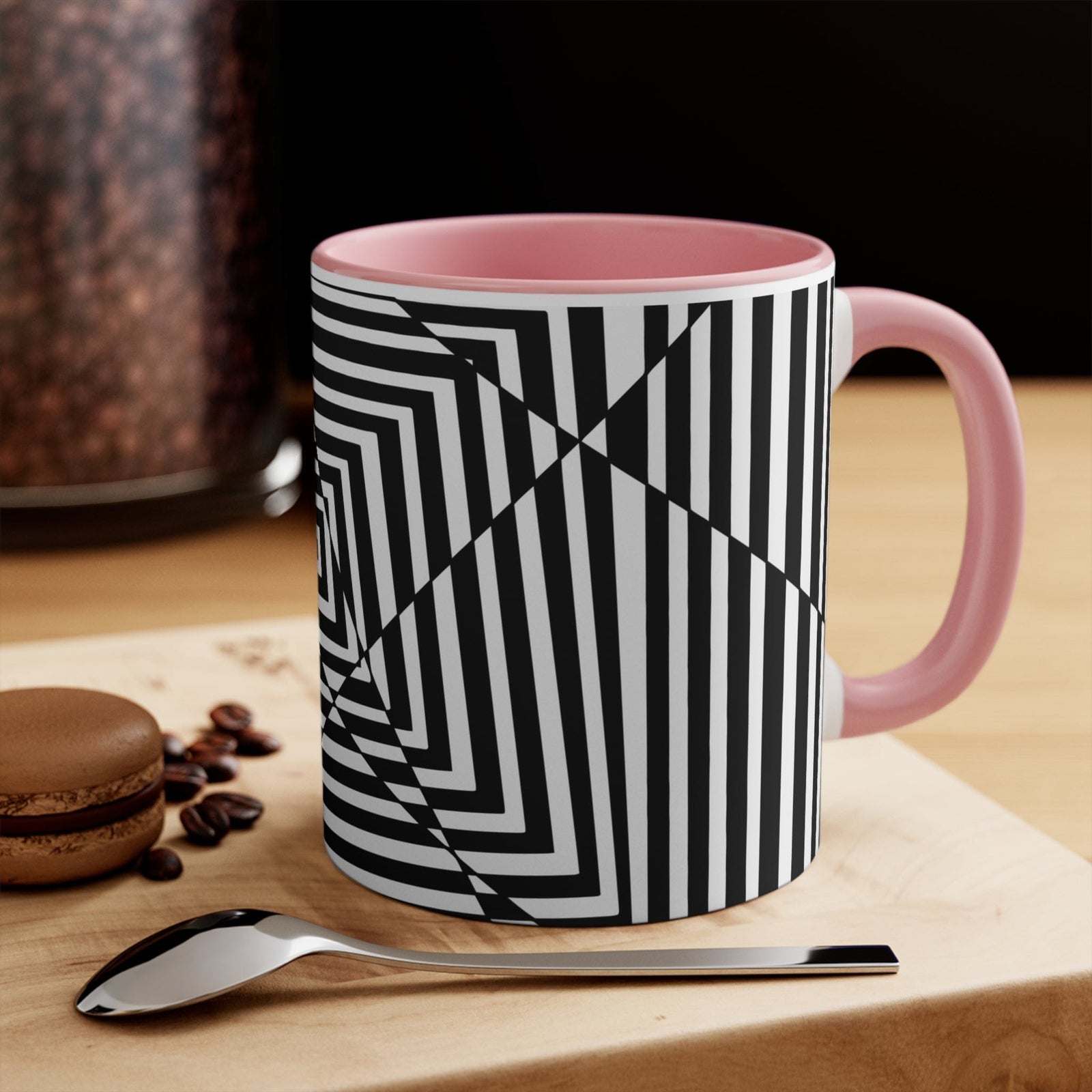 Black & White Abstract Accent Mugs, 11oz Goody Goody Gum Drops online lolly shop