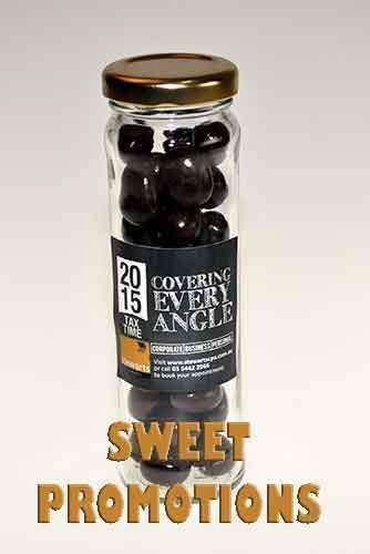 Chocolate covered Coffee Beans in 100 x Tall Flint Glass Jars Goody Goody Gum Drops online lolly shop