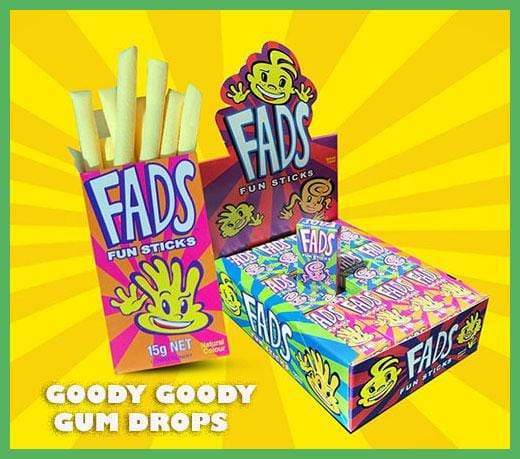 Fads Lolly Fun Sticks - 48 Packs Goody Goody Gum Drops online lolly shop