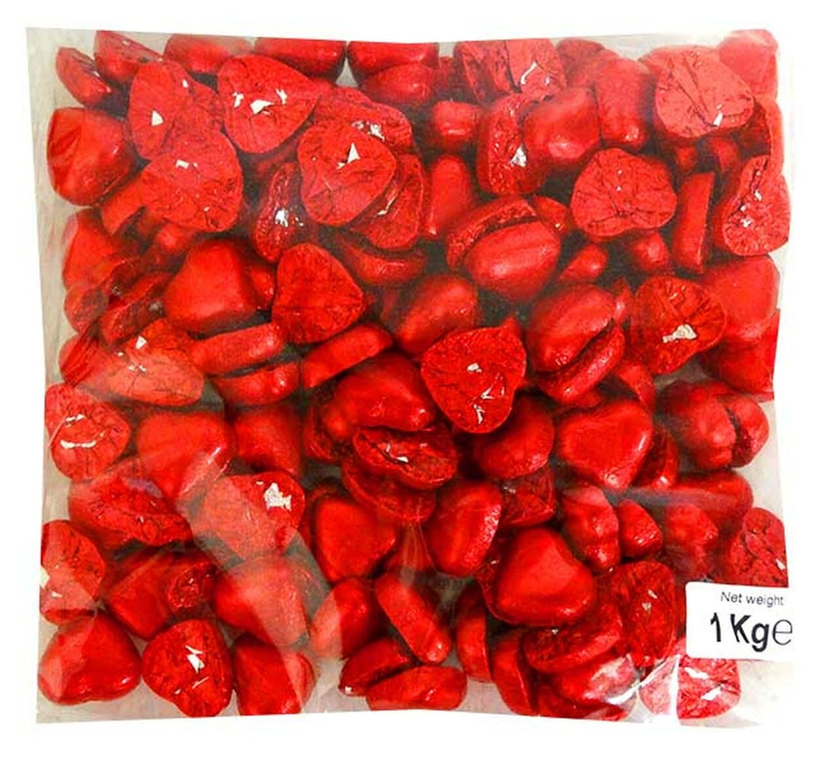 Red Foil Covered Imported Chocolate Hearts 1 Kg Goody Goody Gum Drops online lolly shop