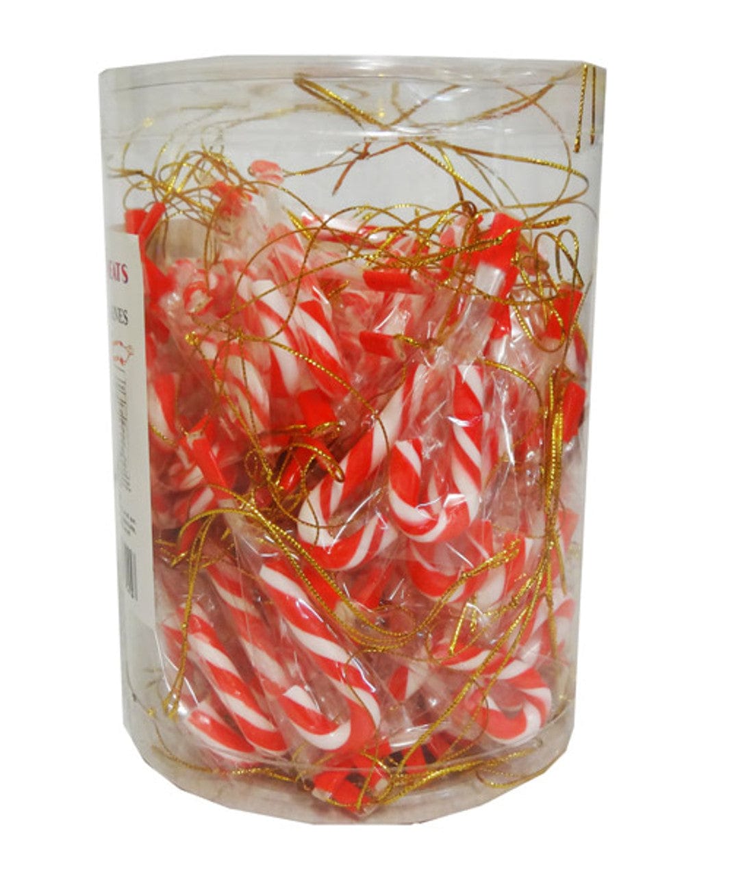 Candy Canes with ties Mini 100 x 4 Gm pieces Goody Goody Gum Drops online lolly shop