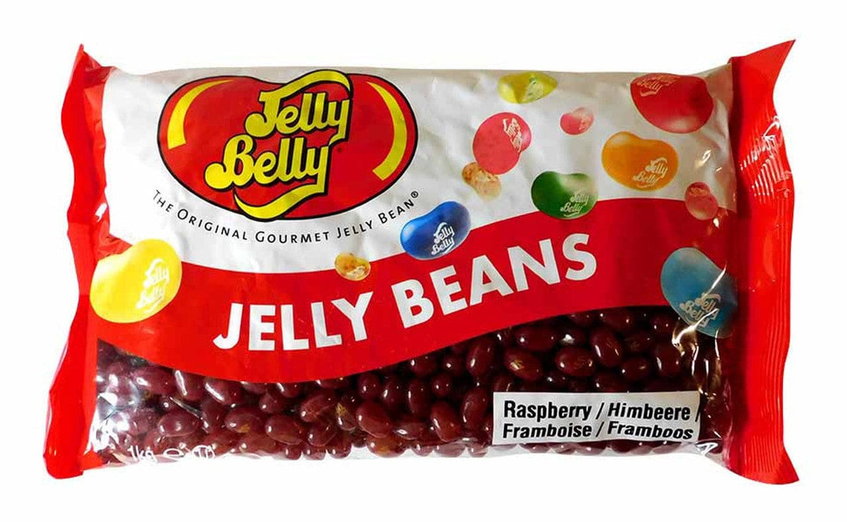 Jelly Belly Jelly Beans - Raspberry 1 Kg Goody Goody Gum Drops online lolly shop