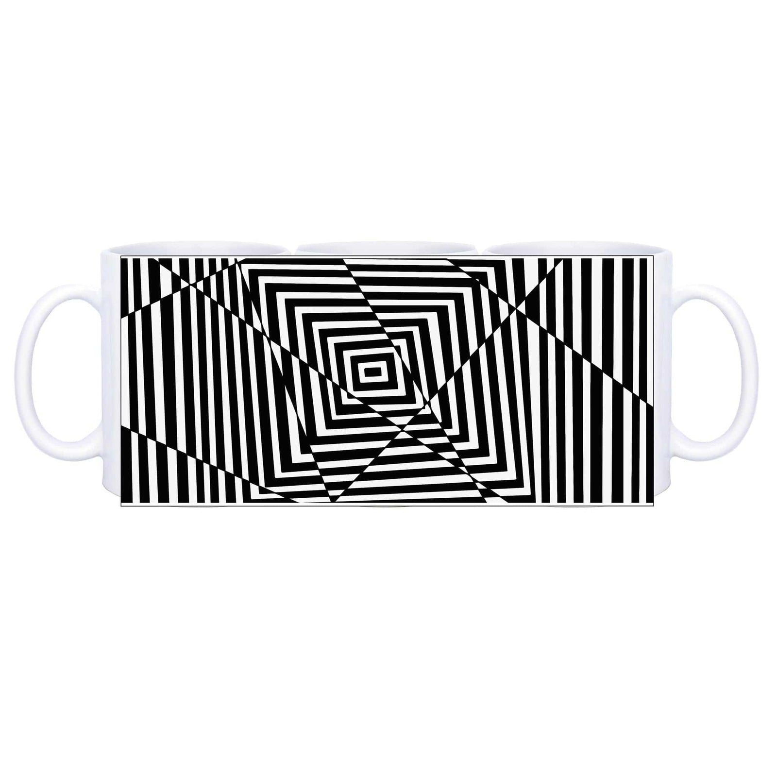 Black & White Abstract 11oz Ceramic Coffee Mug Goody Goody Gum Drops online lolly shop