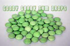 Goody Goody Choc Drops Green 500 Gm Goody Goody Gum Drops online lolly shop