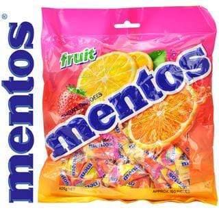 Mentos Fruits Pillow Packs 2000 pieces Goody Goody Gum Drops online lolly shop