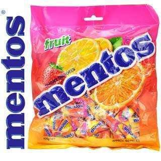 Mentos Pillow Packs 540 Gm FRUITS Goody Goody Gum Drops online lolly shop