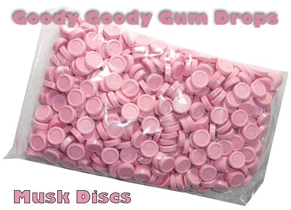 Musk Pink Discs 1 Kg Goody Goody Gum Drops online lolly shop