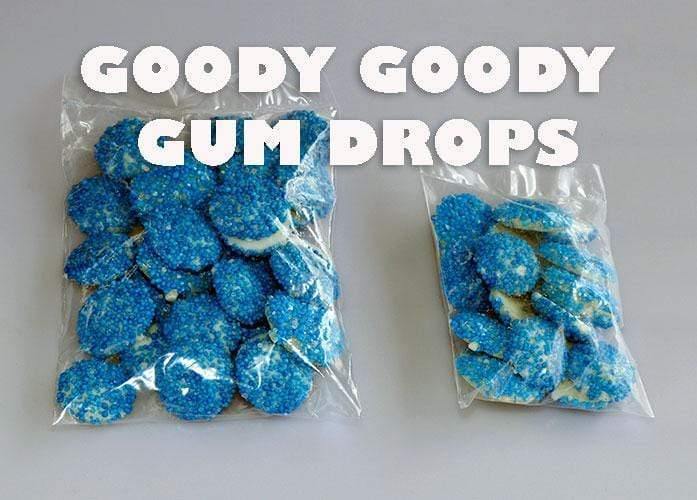 Promotional bags Choc Buds-Freckles 100 x 50 Gm Goody Goody Gum Drops online lolly shop