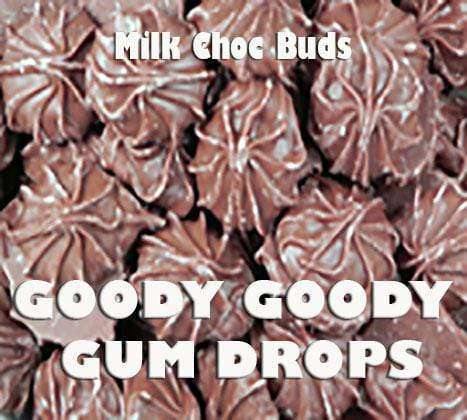Promotional bags Choc Buds-Freckles 100 x 50 Gm Goody Goody Gum Drops online lolly shop