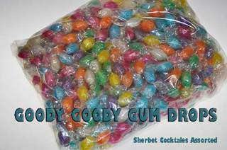 Sherbet Cocktails - ASSORTED 1 Kg Wrapped Goody Goody Gum Drops online lolly shop