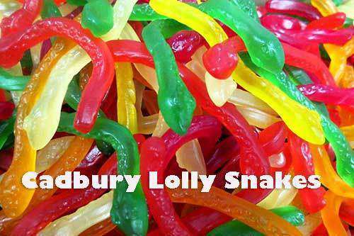 Cadbury Fresh Snakes - FAT FREE 1 Kg Goody Goody Gum Drops online lolly shop
