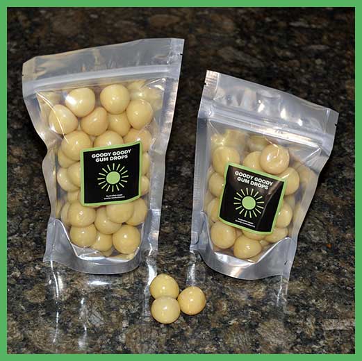 White Chocolate Raspberry Jellies Pouch Packs Goody Goody Gum Drops online lolly shop