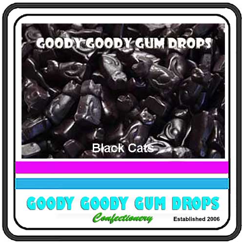 Black Cats in BIG 1 Kg bags from Goody Goody Gum Drops.