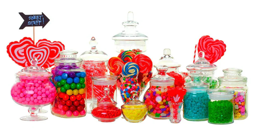 DIY candy buffet on a budget.