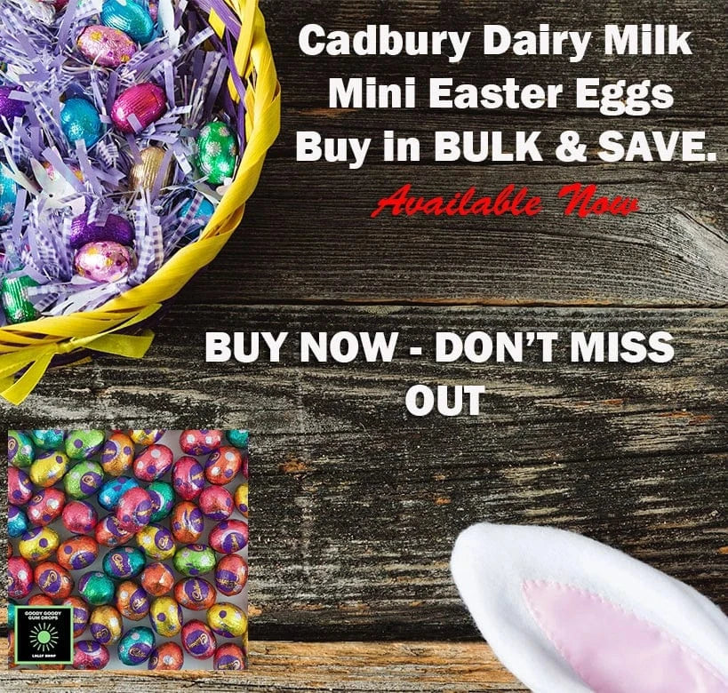 Cadbury dairy milk Easter eggs in BULK available for order.
