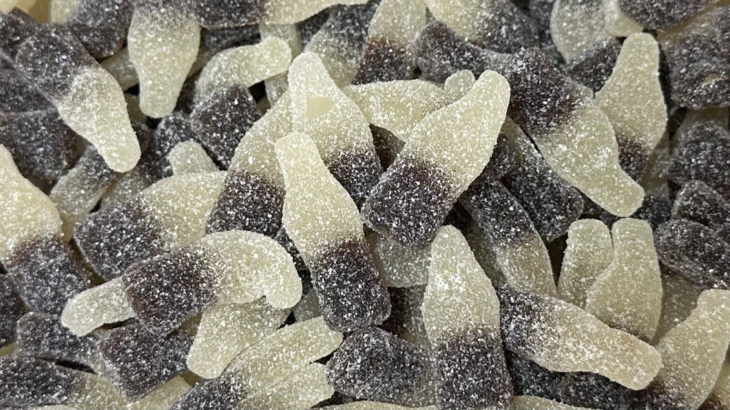 Sour cola bottles