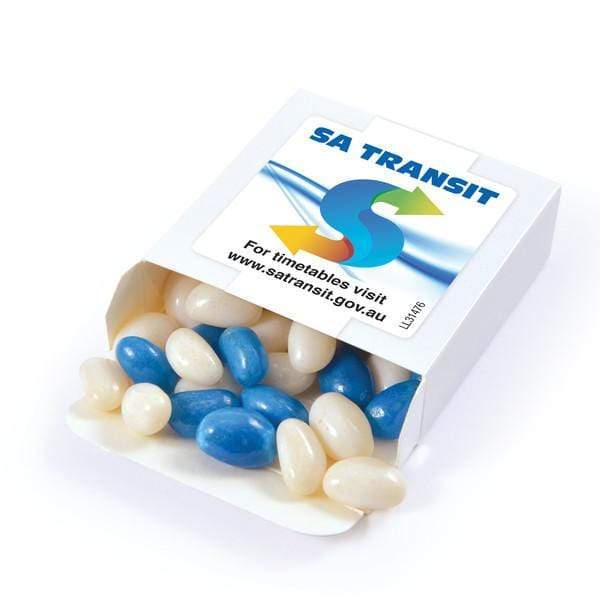 50 Gm Boxes Jelly Beans in your corporate colours Goody Goody Gum Drops online lolly shop