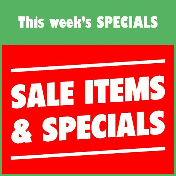 This weeks specials SAVE up to 24% off.