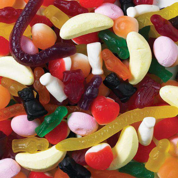 ALLEN'S LOLLIES Promotional Bags for your business (100 x 50 Gm Bags) Goody Goody Gum Drops online lolly shop