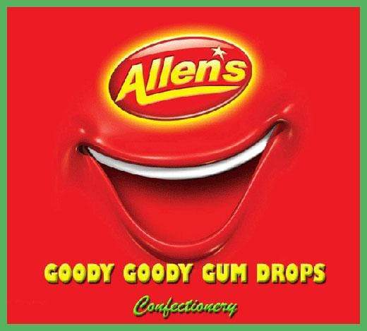 Allen&#39;s Lollies Promotional Bags for your business (20 x 50 Gm Bags) Goody Goody Gum Drops online lolly shop