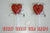 Big RED HEARTS Bag of approx 100 Goody Goody Gum Drops online lolly shop