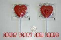 Big RED HEARTS pack of 25 Goody Goody Gum Drops online lolly shop