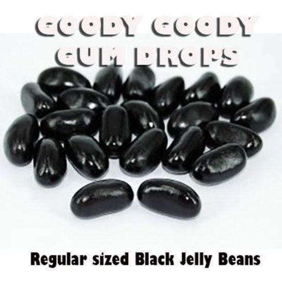 Jelly Beans Regular Size Black 1 Kg Goody Goody Gum Drops online lolly shop