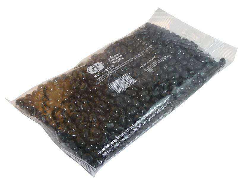 Jelly Belly BLACK Licorice Mini Jelly Beans 1 Kg Goody Goody Gum Drops online lolly shop