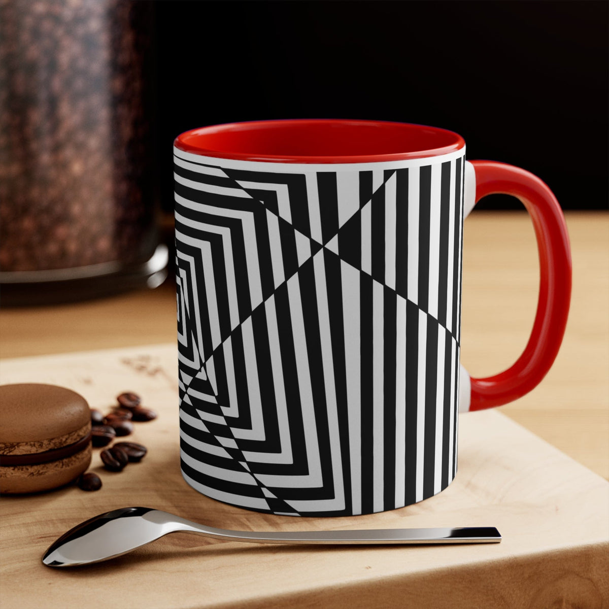 Black & White Abstract Accent Mugs, 11oz Goody Goody Gum Drops online lolly shop