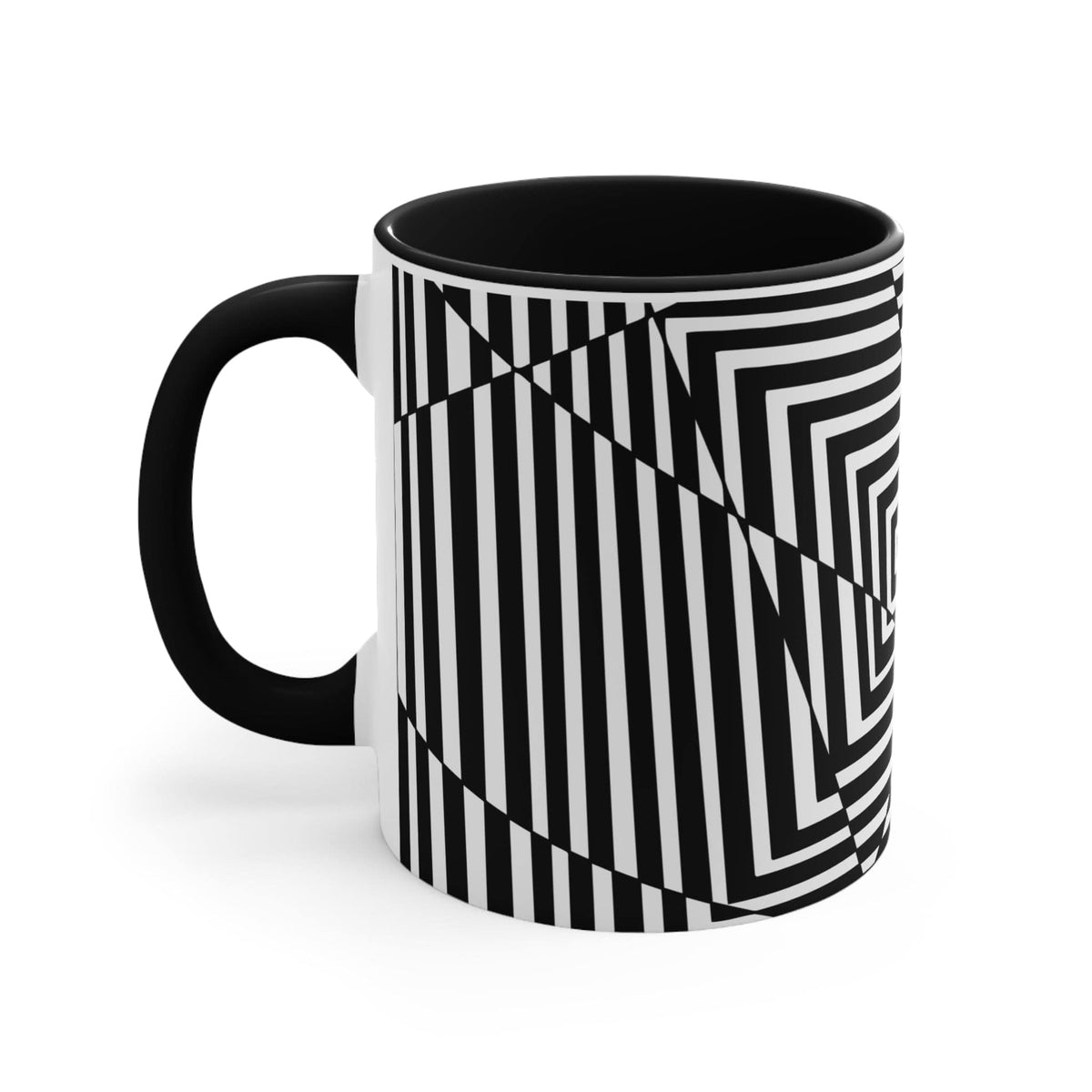 Black & White Abstract Accent Mugs, 11oz Goody Goody Gum Drops online lolly shop