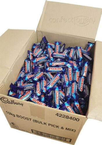 Cadbury Boost Bars 10 Kg Box 667 units Goody Goody Gum Drops online lolly shop