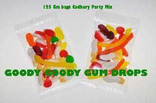 Cadbury Party Mix Lolly Bags 100 x 50 Gm Goody Goody Gum Drops online lolly shop