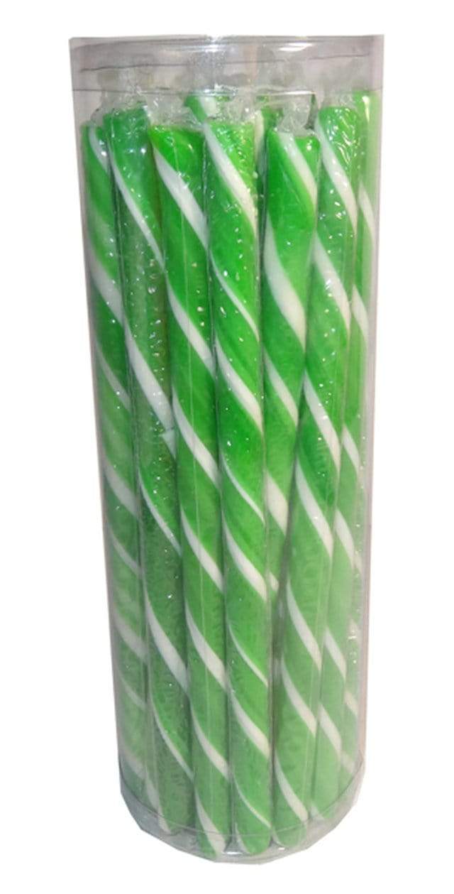 Christmas Candy Poles Green & White (30 pieces) Goody Goody Gum Drops online lolly shop