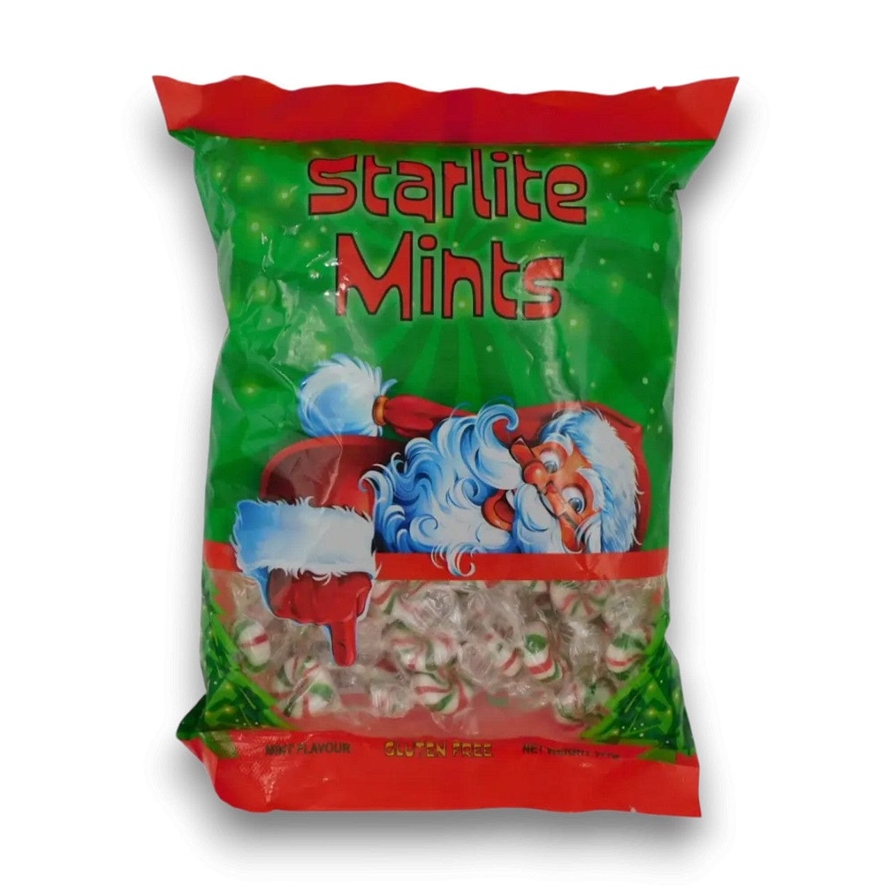 Christmas Green-Red-White Wrapped Mints 500 Gm or 1 Kg bags Goody Goody Gum Drops online lolly shop