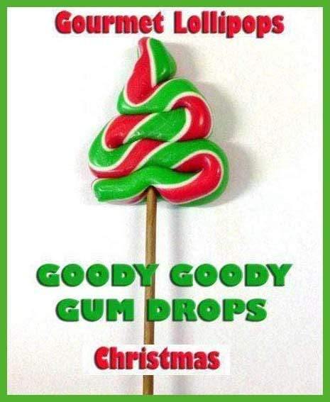 Christmas Tree Lollipops Pack of 25 Lollipops Goody Goody Gum Drops online lolly shop
