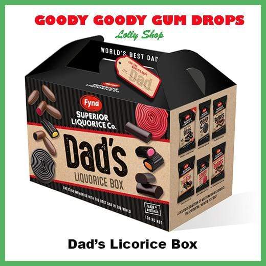 Dad's Licorice Box Goody Goody Gum Drops online lolly shop
