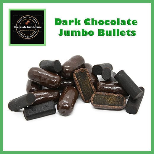 Dark Chocolate JUMBO Bullets Goody Goody Gum Drops online lolly shop