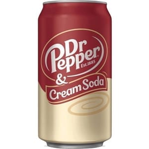 Dr Pepper - Cream Soda 355 ml - 12 cans - USA Goody Goody Gum Drops online lolly shop