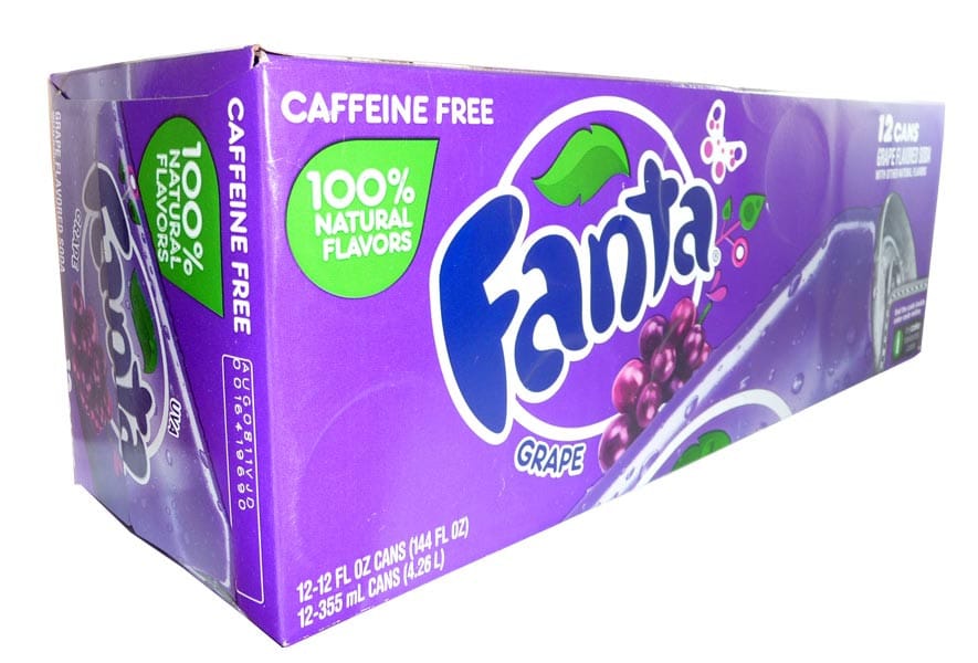 Fanta - Grape | 12 x 355ml cans | USA Goody Goody Gum Drops online lolly shop