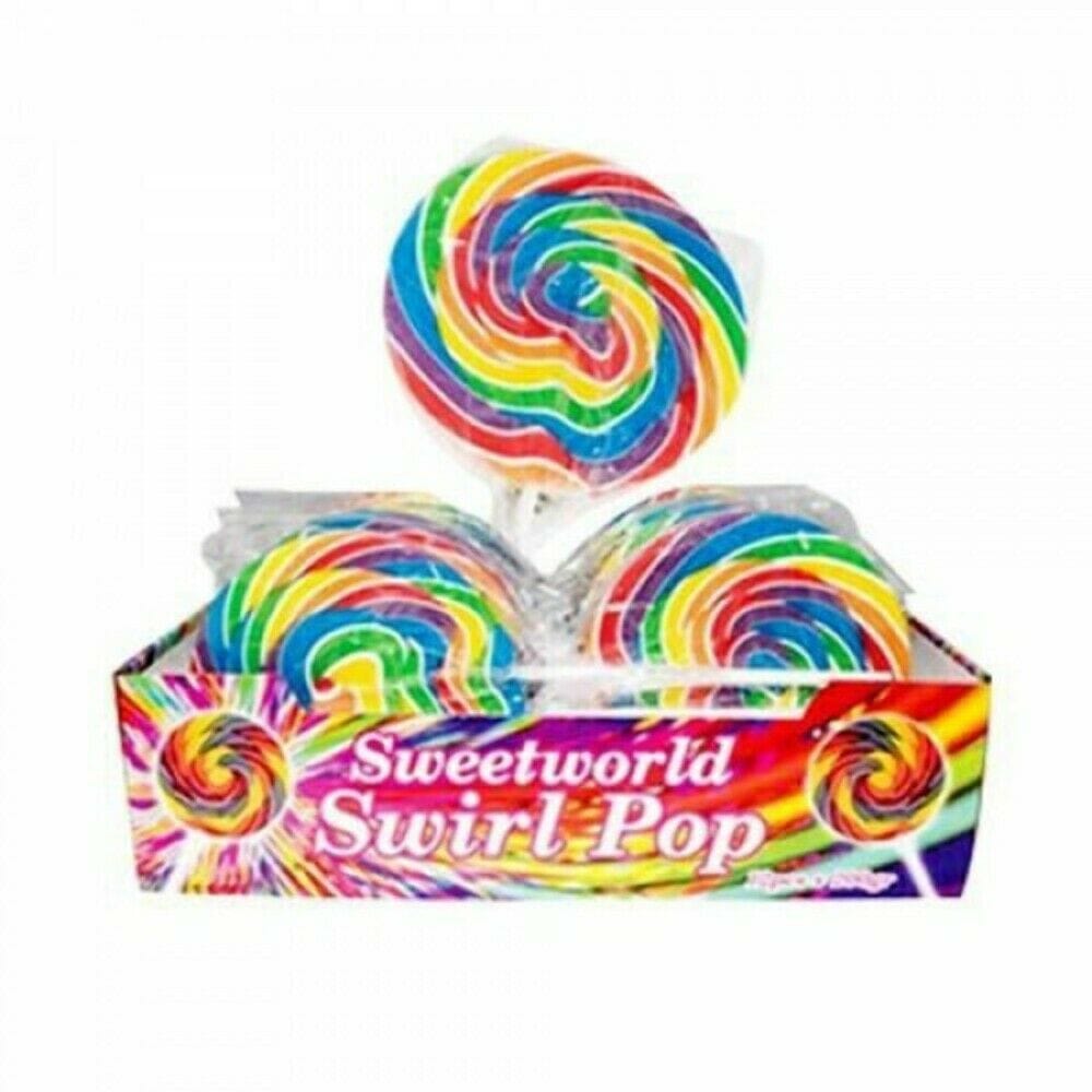 Mega Swirl Lollipop 13 cm (Box of 12) Goody Goody Gum Drops online lolly shop