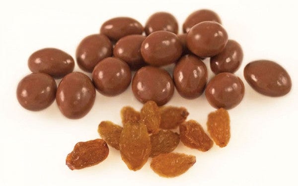Milk Chocolate Sultanas Pouch Pack Goody Goody Gum Drops online lolly shop