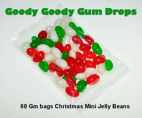 Mini Christmas Jelly Beans (10 x 50 Gm Bags) Goody Goody Gum Drops online lolly shop