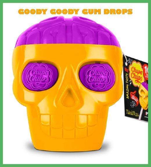 Chupa Chups 3D Skull - 10 Pops Goody Goody Gum Drops online lolly shop