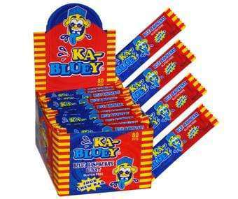 KA Bluey Sour Chew Bars (80 x 9 Gm Bars) Gluten Free Goody Goody Gum Drops online lolly shop