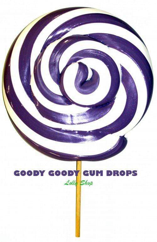 ﻿Design your own Giant 23 cm Gourmet Lollipop (10 x Lollipops) Goody Goody Gum Drops online lolly shop
