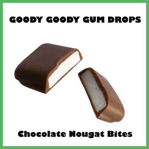 Milk Chocolate Peppermint Nougat Bites 500 Gm Like White Knights Goody Goody Gum Drops online lolly shop