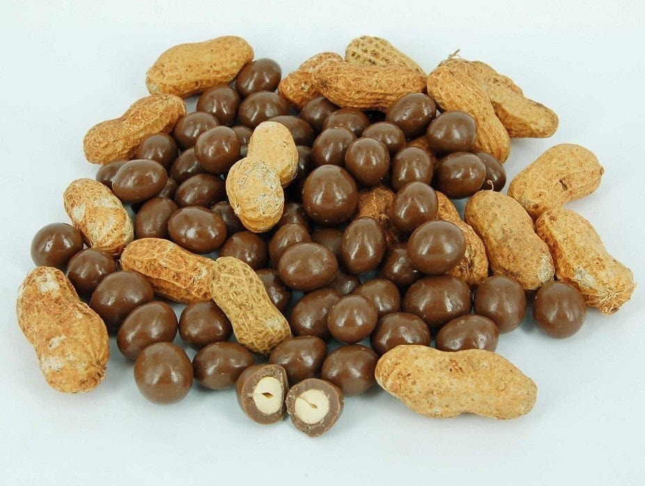 MILK CHOCOLATE COATED PEANUTS IN RE-SEALABLE POUCH PACKS Goody Goody Gum Drops online lolly shop