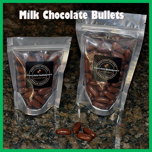 Milk Chocolate Bullets 150 Gm Pouch Pack Goody Goody Gum Drops online lolly shop